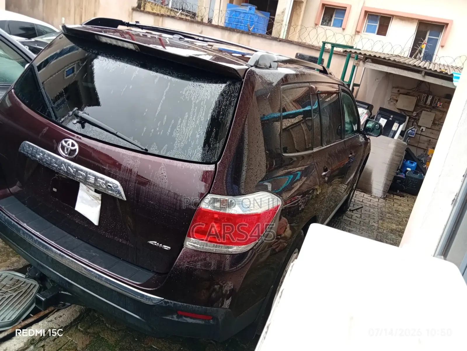 Toyota Highlander 2011 Red