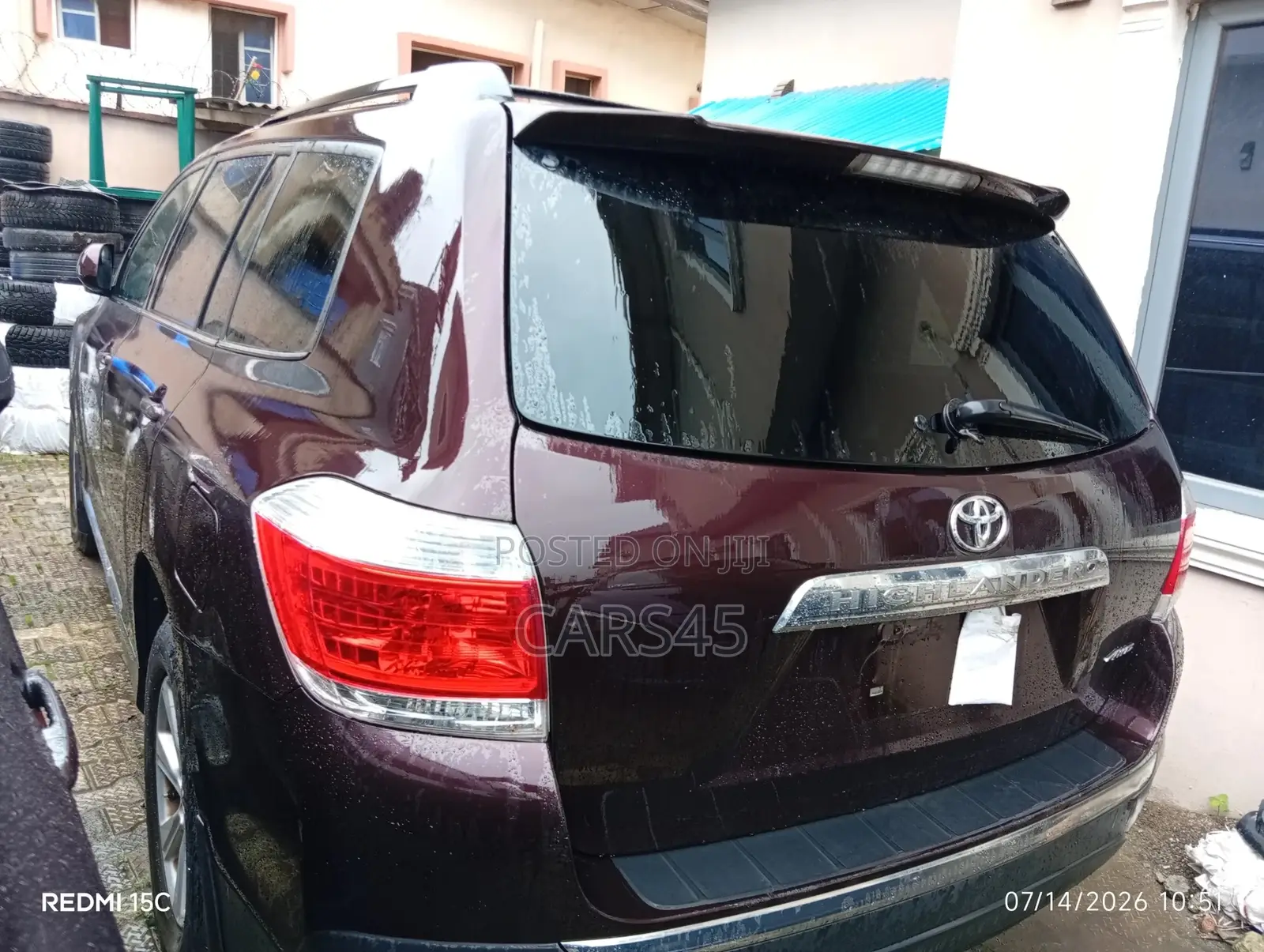 Toyota Highlander 2011 Red