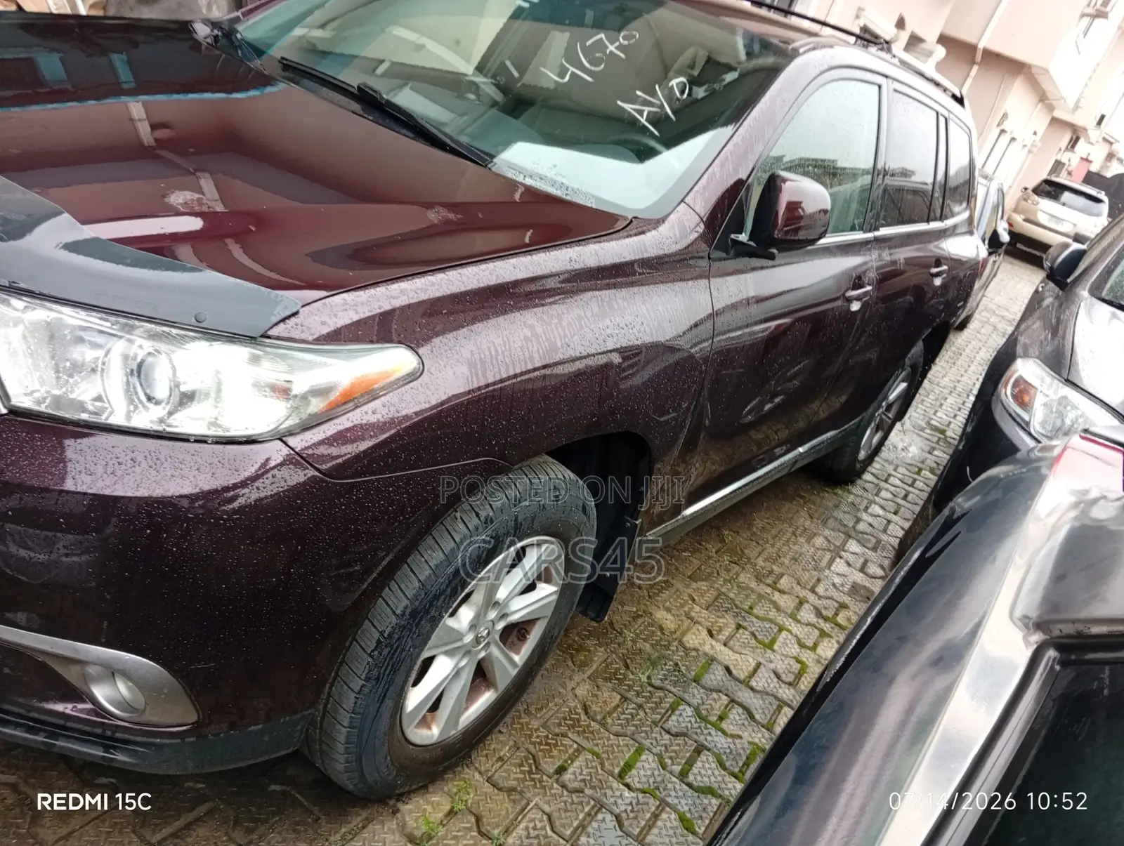 Toyota Highlander 2011 Red