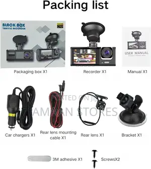 Blackbox Smart Car DVR Dual Dash Camera