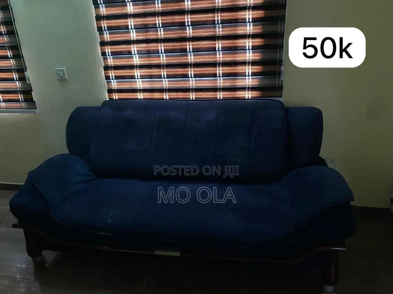 Deep Blue Sofa