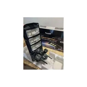 V380 3 Lens CCTV Camera + Solar Street Light + Free Pole