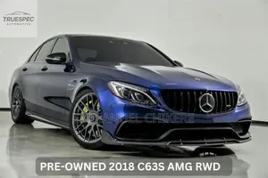 Mercedes-Benz C63 2018 Blue