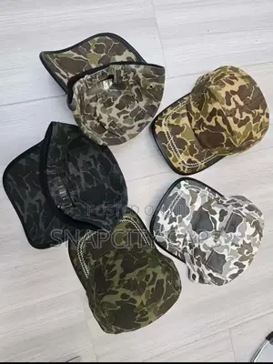 5 Panel Camo Caps