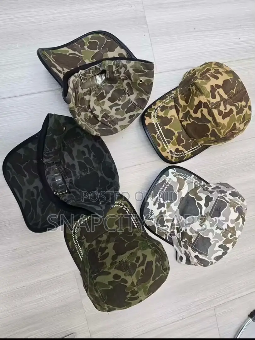 5 Panel Camo Caps