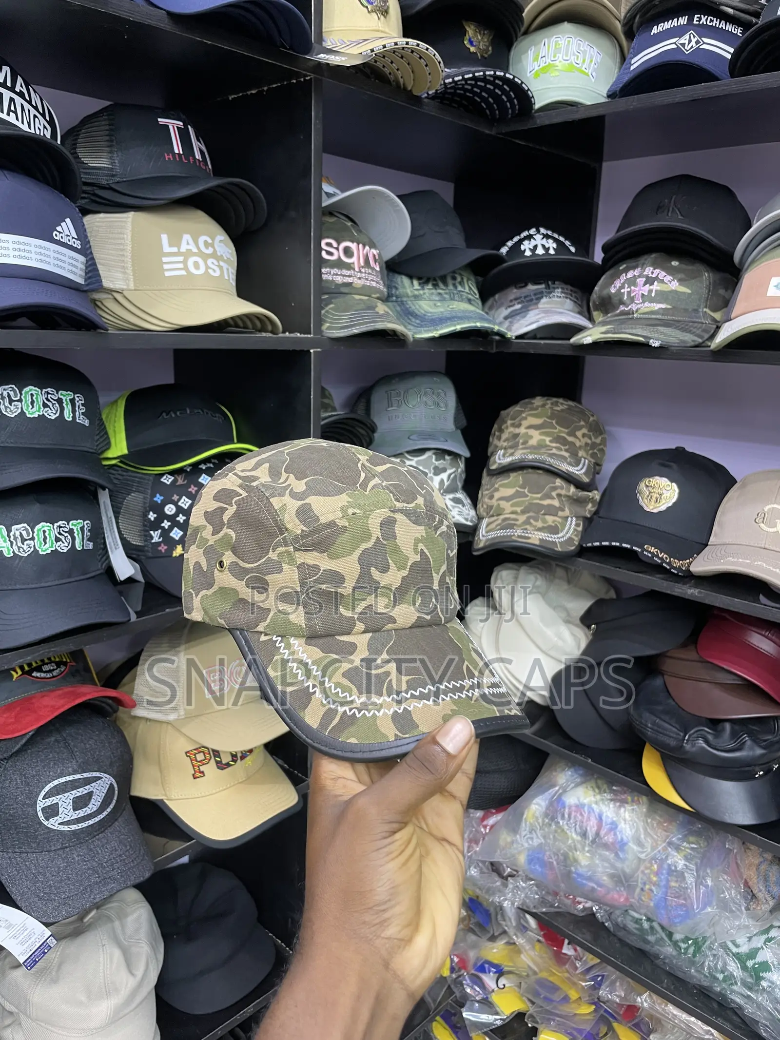 5 Panel Camo Caps