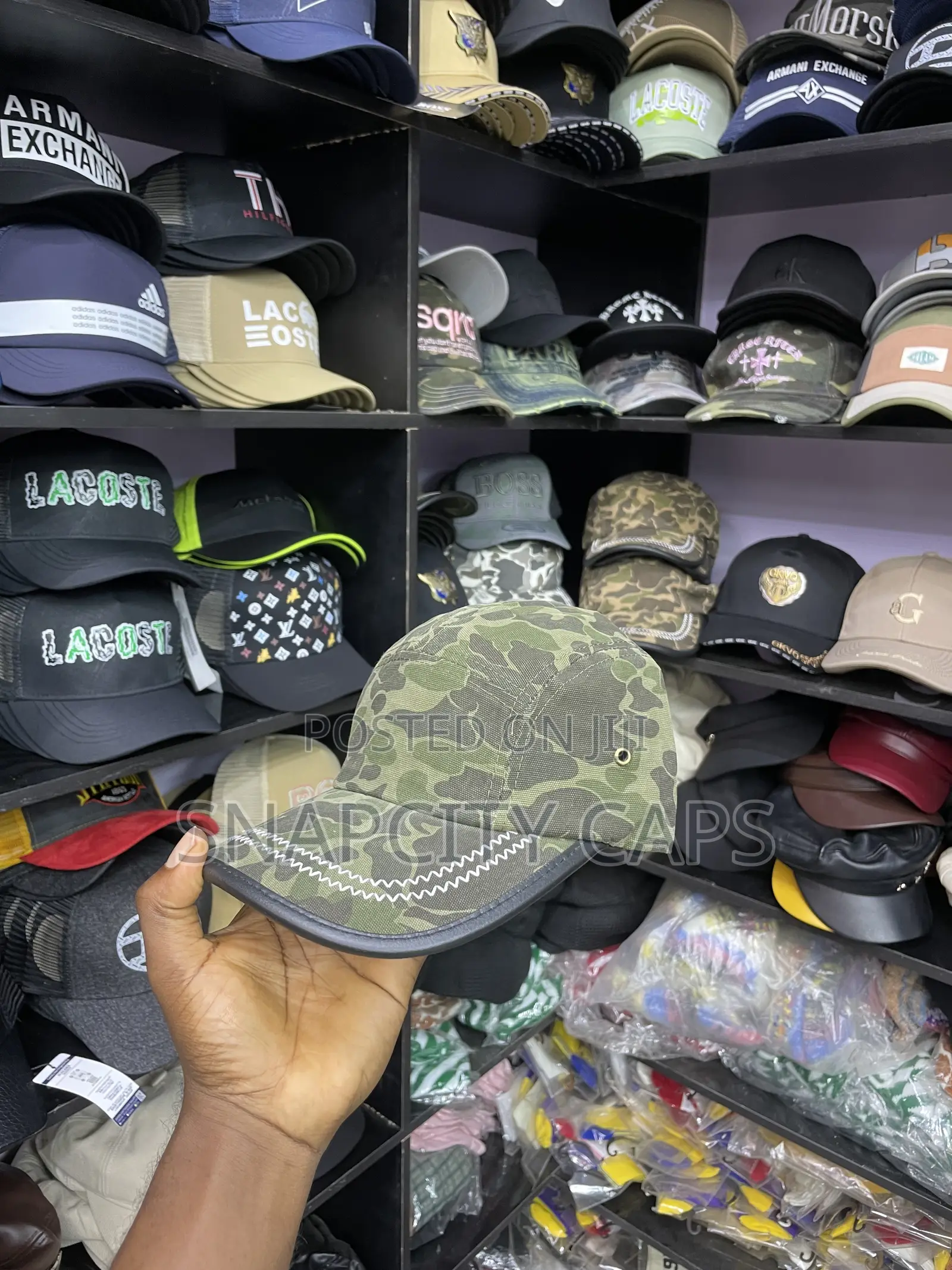 5 Panel Camo Caps
