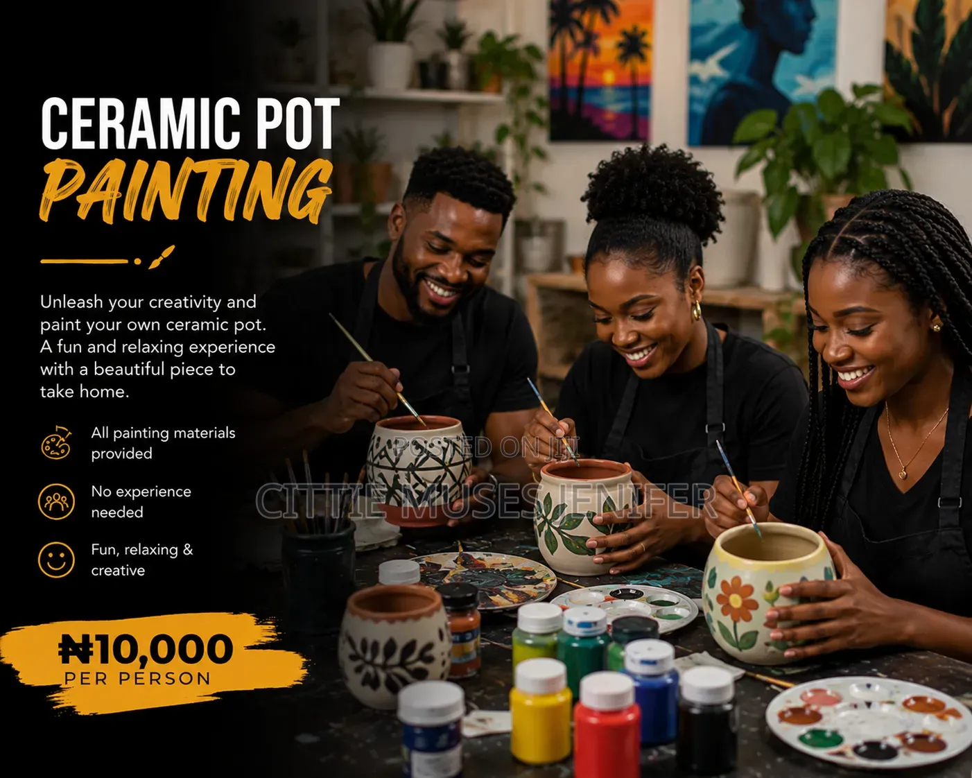 Ceramic Pot Painting