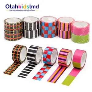 12 PCS Colorful Patterned Duct Tape Set Rolls, Diy Craft Wrapping Tape