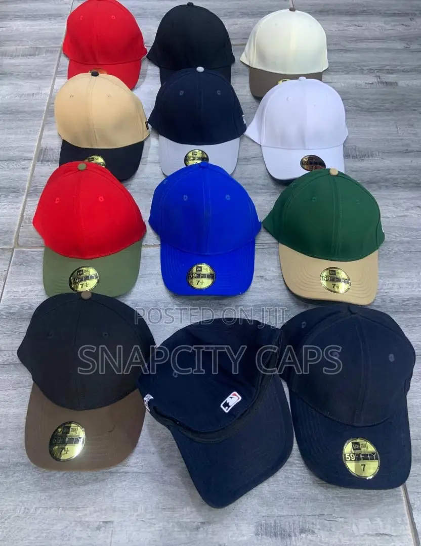 Blank Fitted and Snapback Caps for Customization