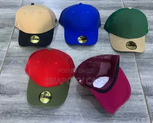 Blank Fitted and Snapback Caps for Customization