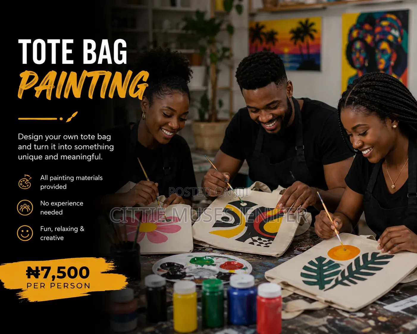 Tote Bag Painting