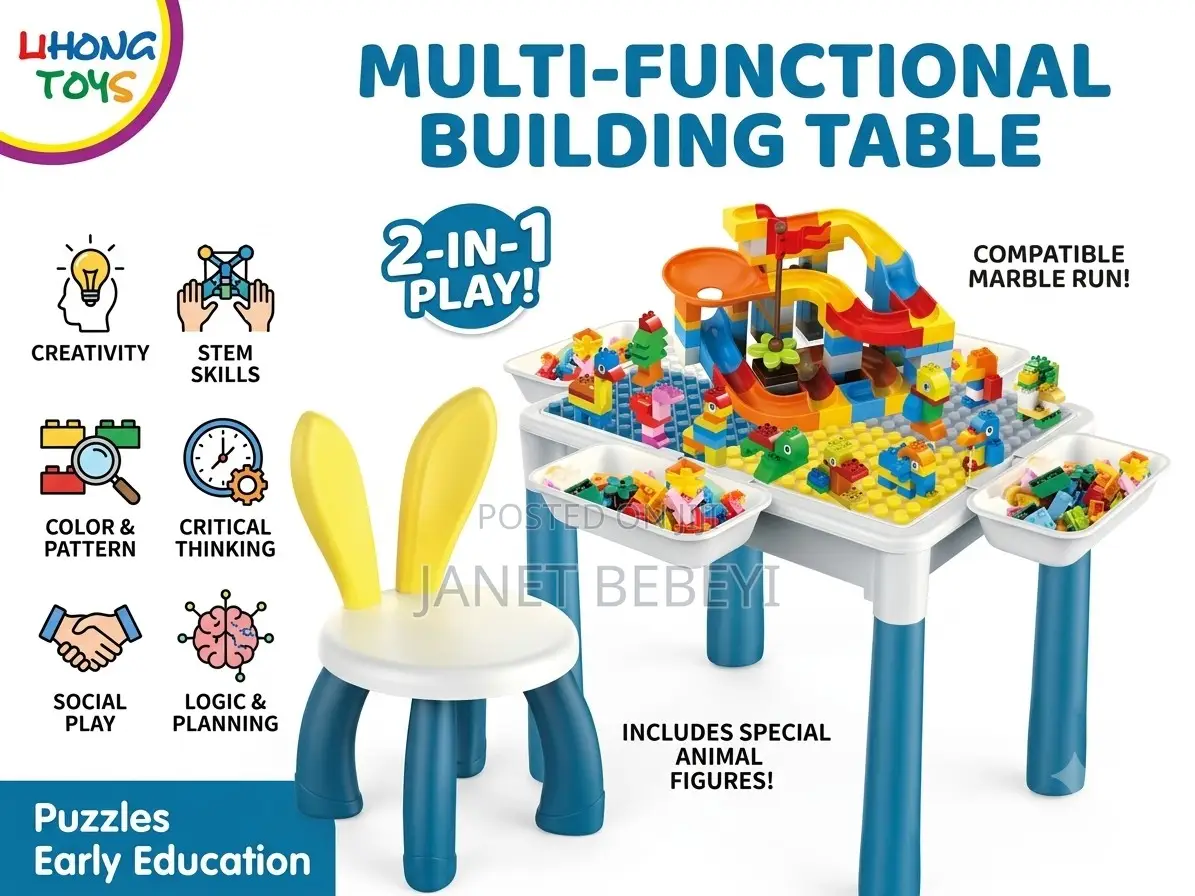 Multifunctional Building Table