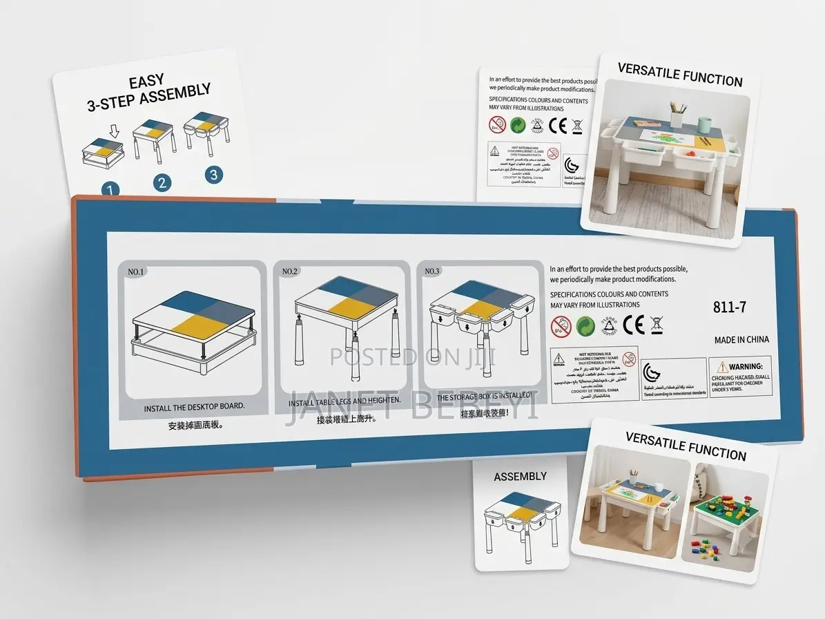 Multifunctional Building Table
