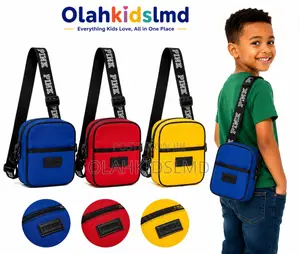 Fashion Crossbody Sling Bag for Kids – Adjustable Strap, 3 Colors
