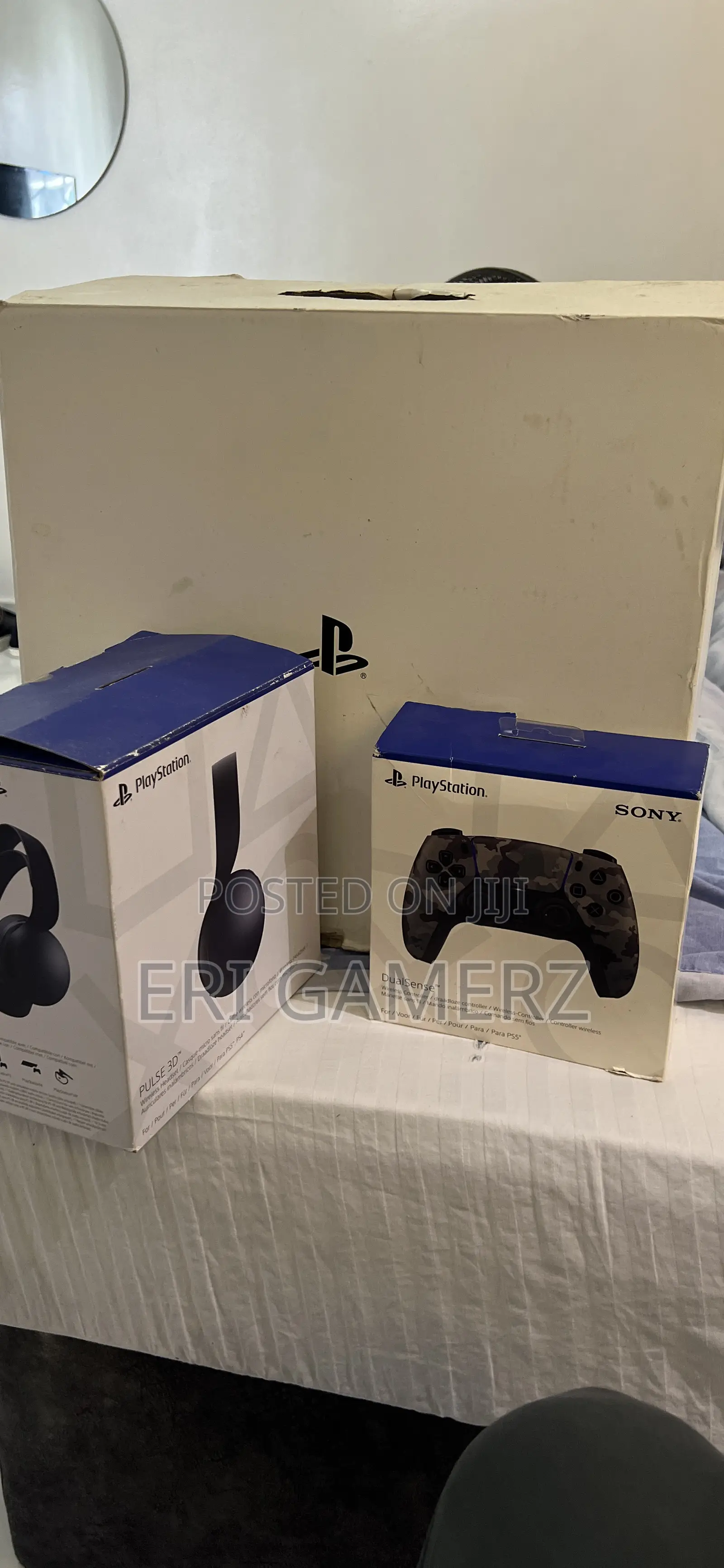 Fat Ps5 2 Controllers, Pulse 3d Headset and 8 Months Ps Plus Sub