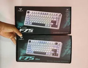 Aula F75 Max RGB Mechanical Gaming Keyboard With Screen Tactile Knob