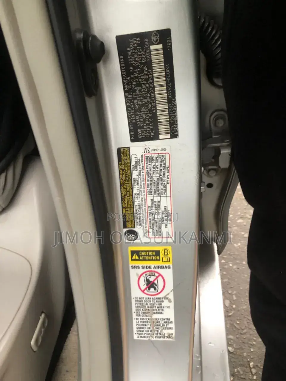 Toyota Camry 2008 Silver