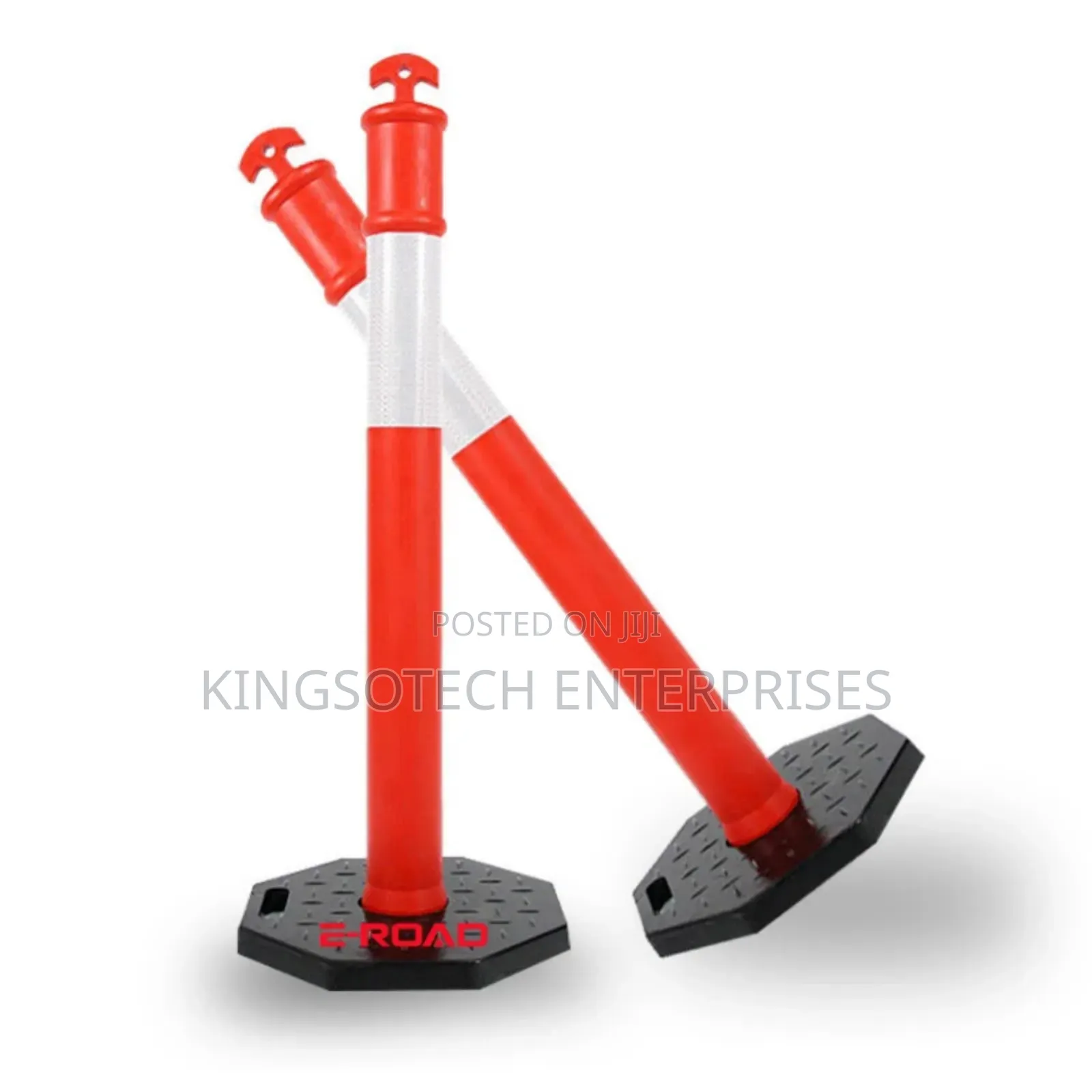 Reflective Road Traffic Warning Post