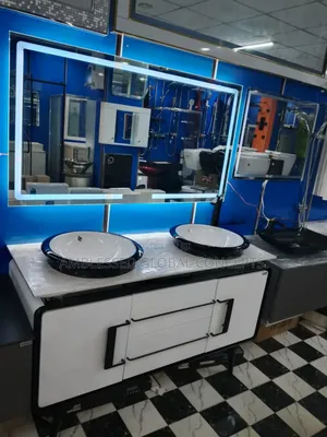 Excutive Double Carbinet With Canter Top Basin