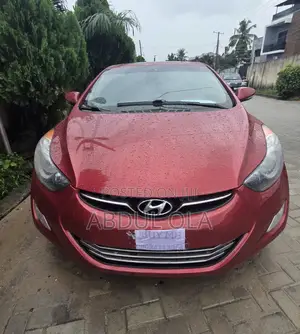 Hyundai Elantra Limited 2012 Red