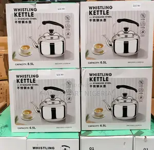 6.5l Stainless Steel Whistling Kettle 10% Off