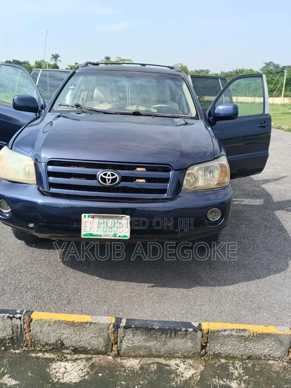 Toyota Highlander 2007 Blue