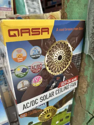 Gasa AC/Dc 20w Solar Ceiling Fan
