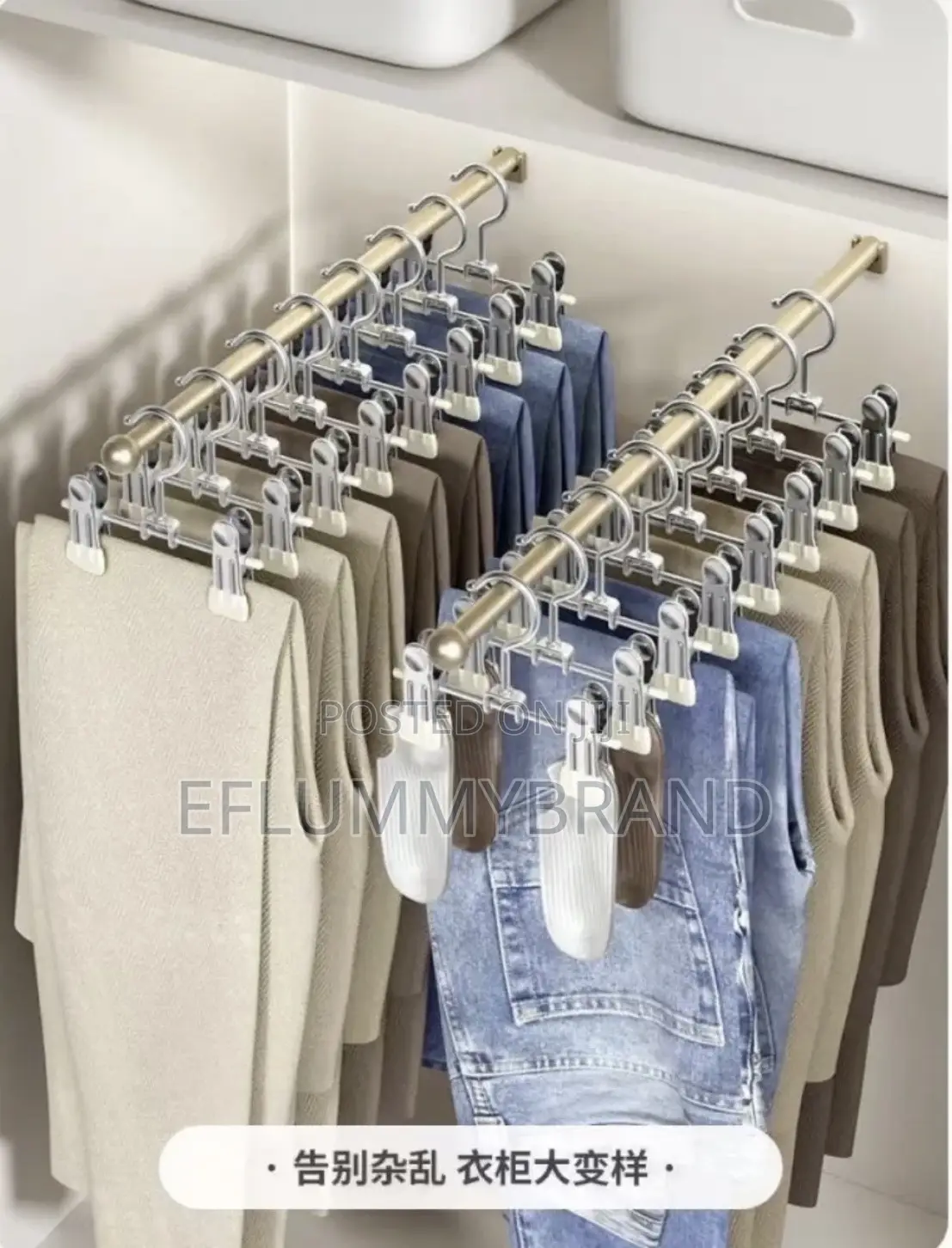 10 Pcs Double Clip Hanger