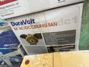 Duravolt AC/Dc 28w Solar Ceiling Fan