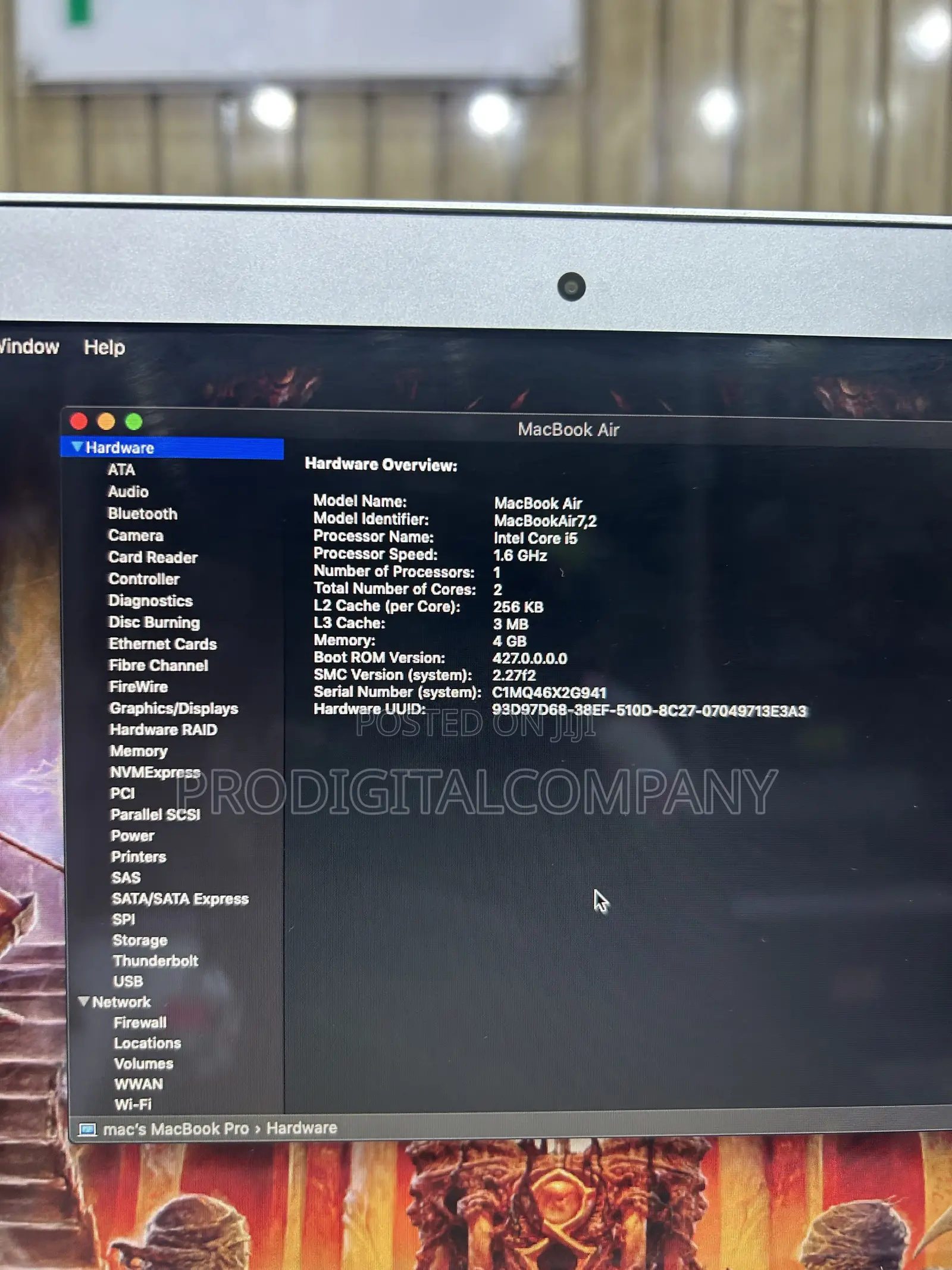 Laptop Apple MacBook Air 2015 4GB Intel Core i5 SSD 128GB