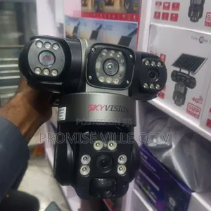3 Lens Solar 4g Camera