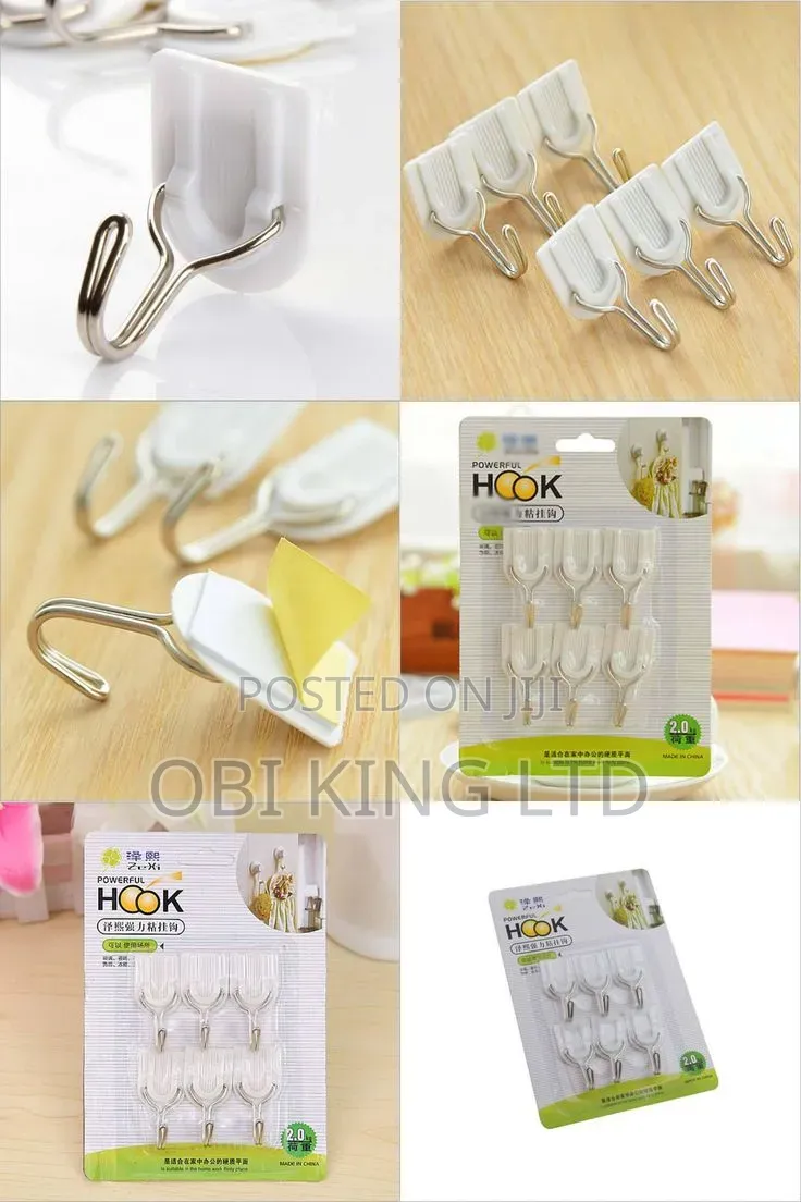 Self-Adhesive Wall Hooks