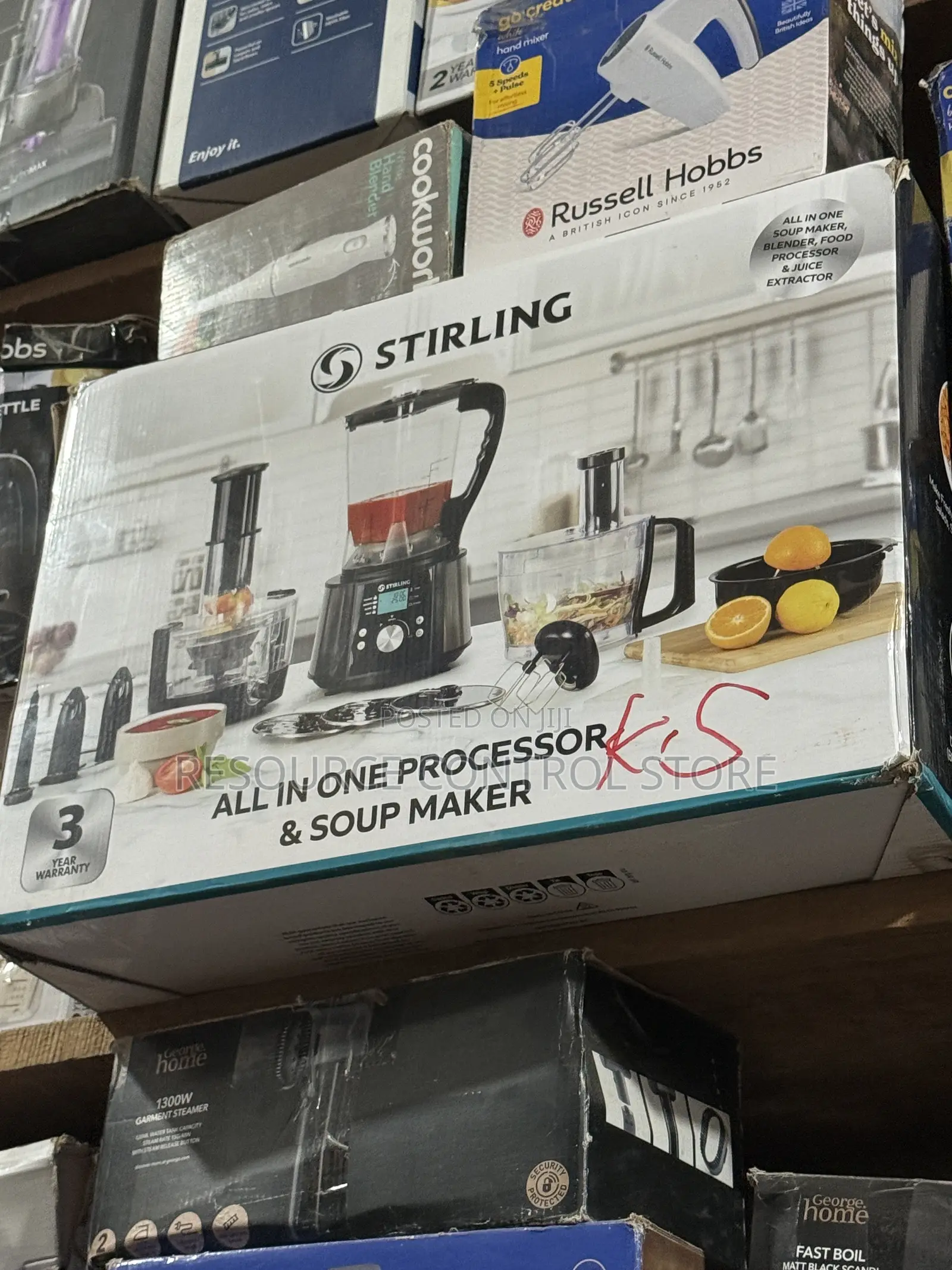 Stirling All in One Food Processor Soup Maker With LED Display