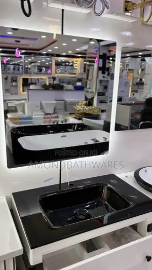 White Black PVC Cabinet 0006
