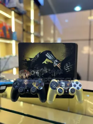 PS4 Slim With 6 Games  and Two Pad