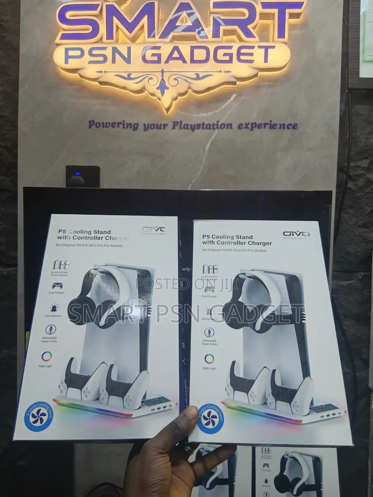 Ps5 Cooling Stand With Controller Charger