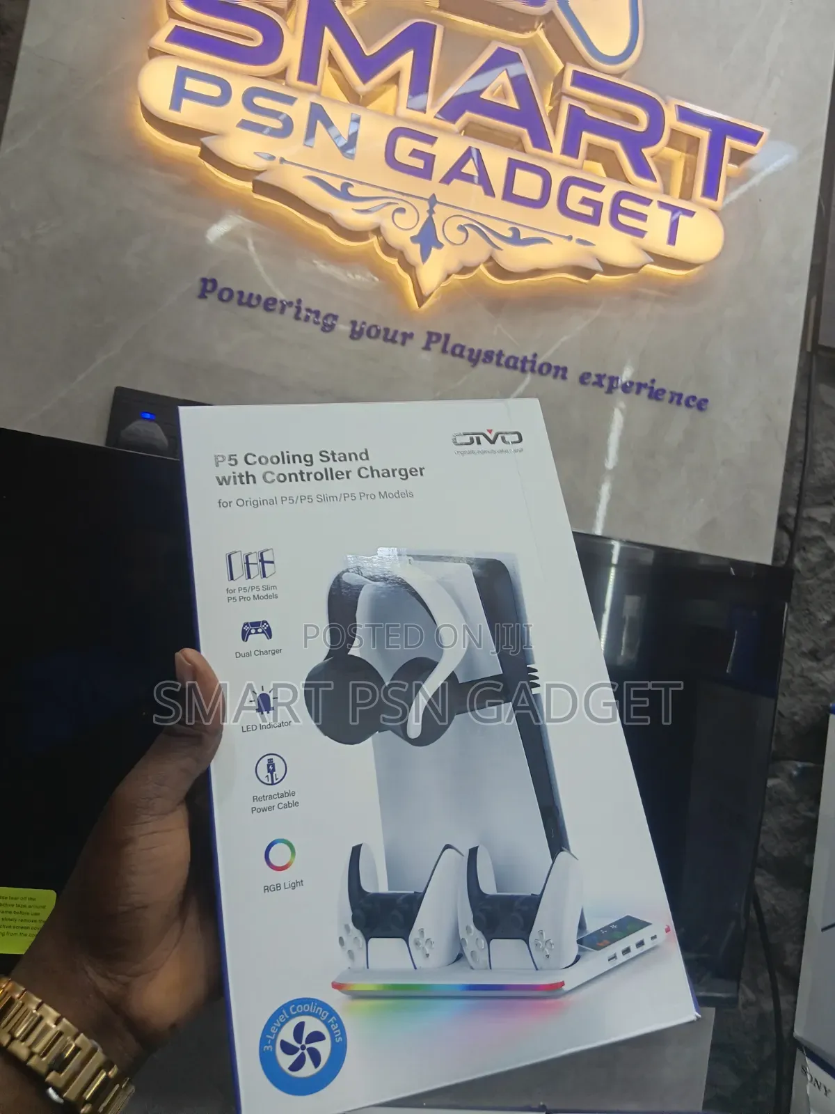 Ps5 Cooling Stand With Controller Charger