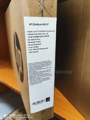 New Laptop HP EliteBook 840 G7 16GB Intel Core i5 SSD 256GB