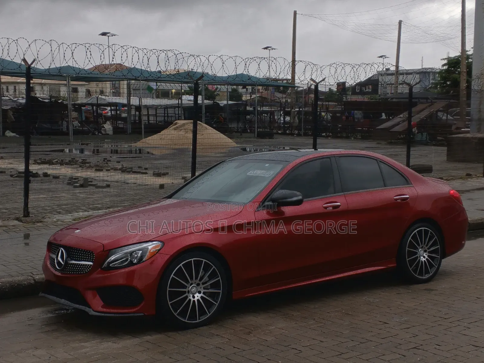 Mercedes-Benz C300 2016 Red