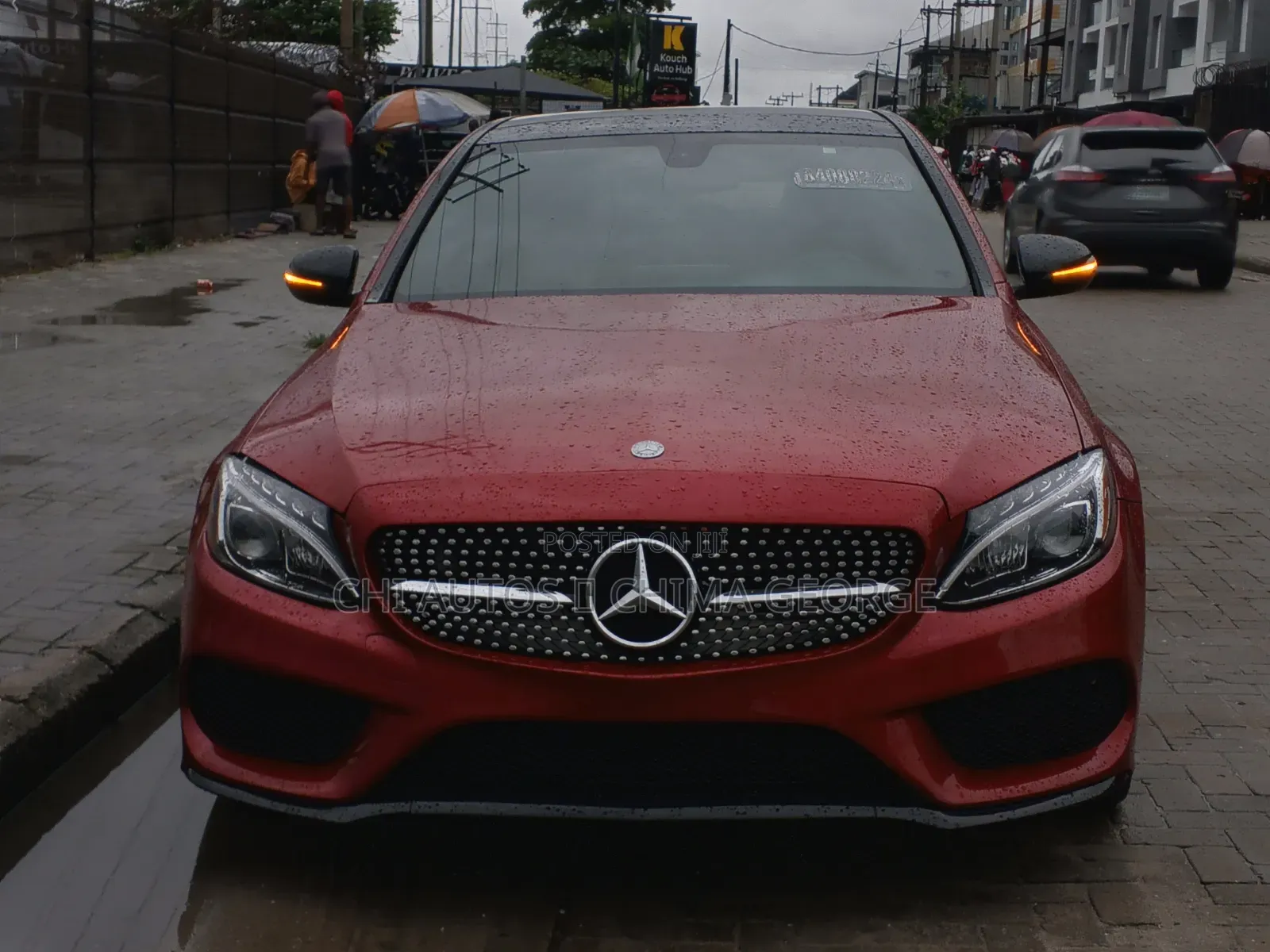 Mercedes-Benz C300 2016 Red