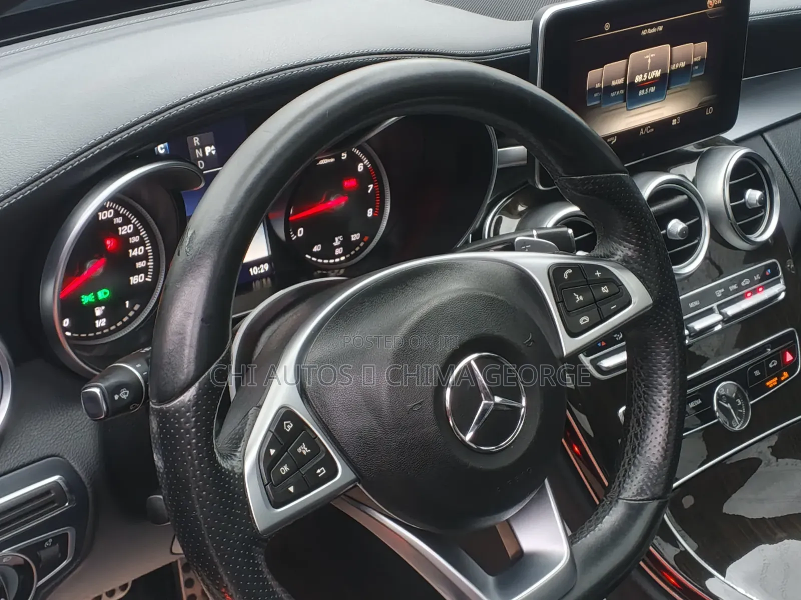 Mercedes-Benz C300 2016 Red