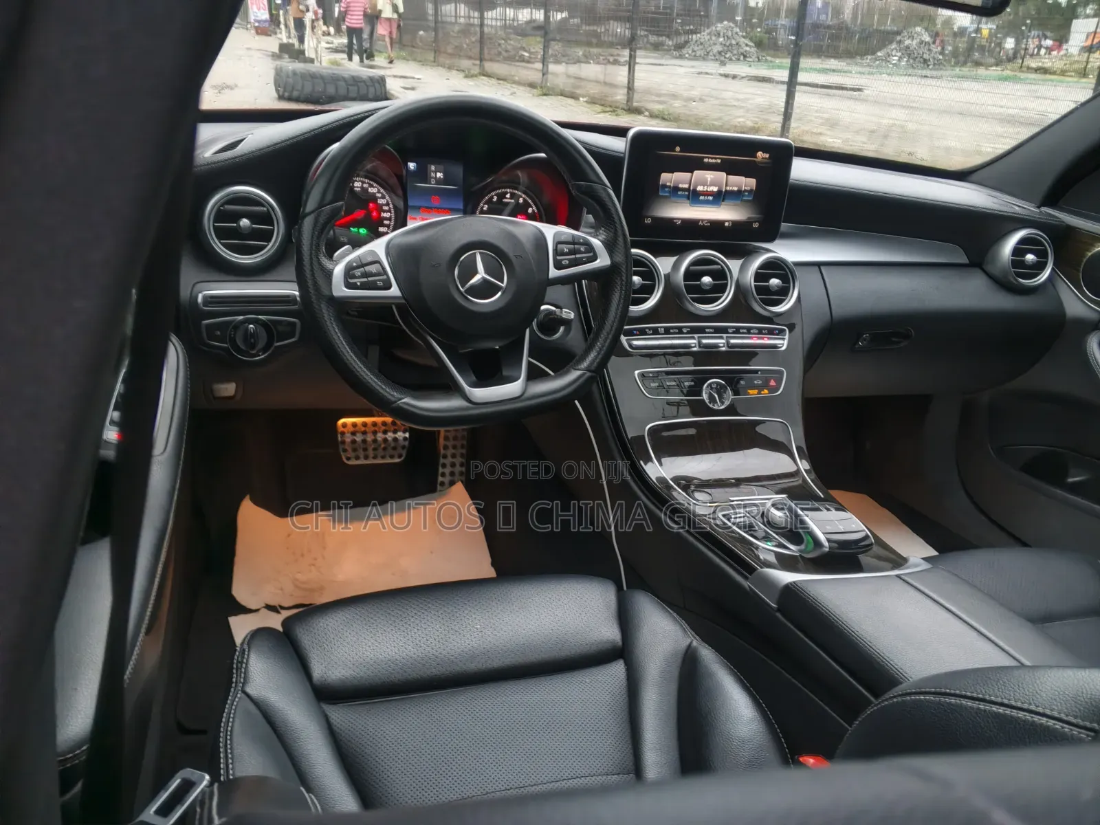 Mercedes-Benz C300 2016 Red