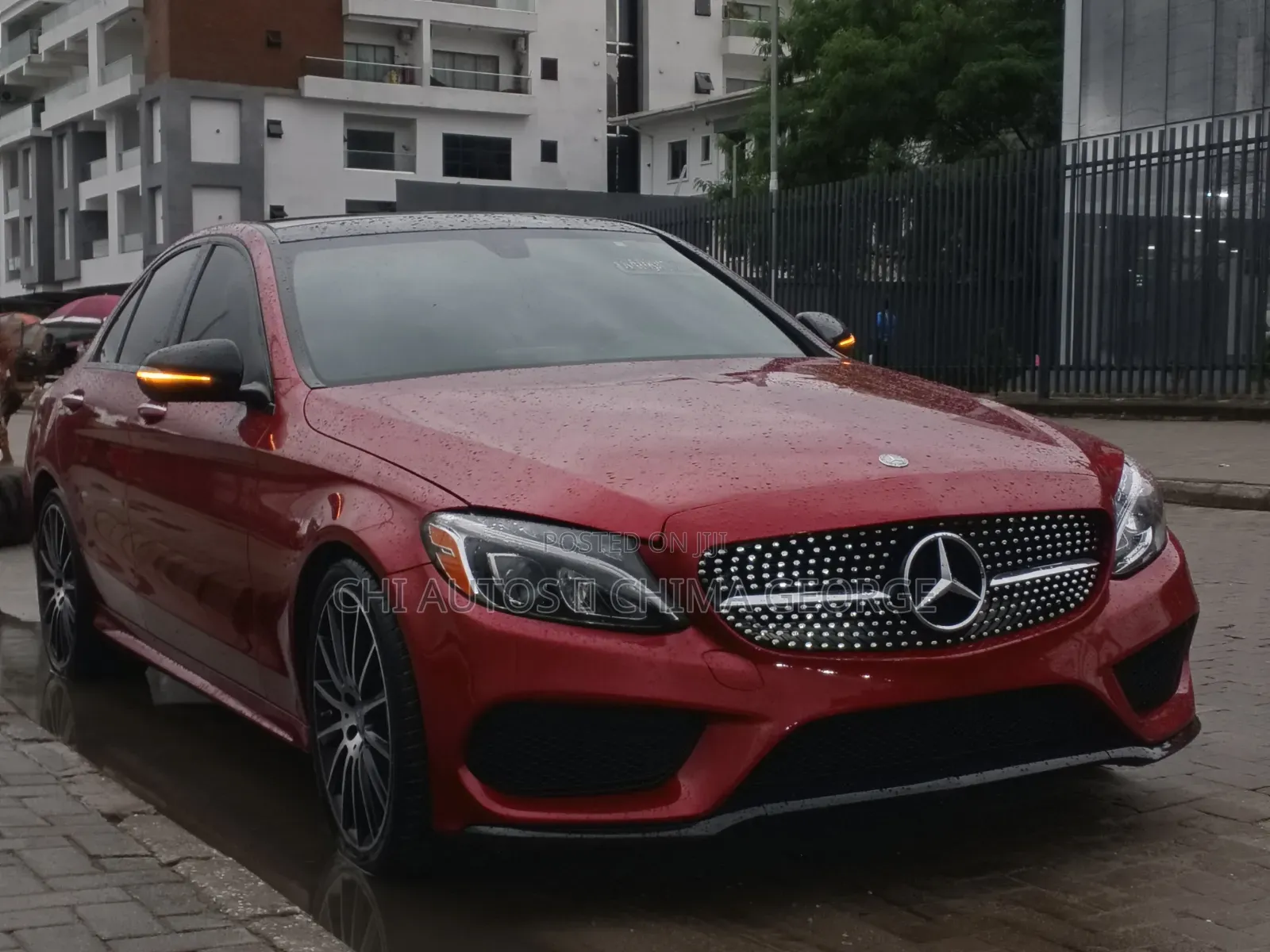Mercedes-Benz C300 2016 Red