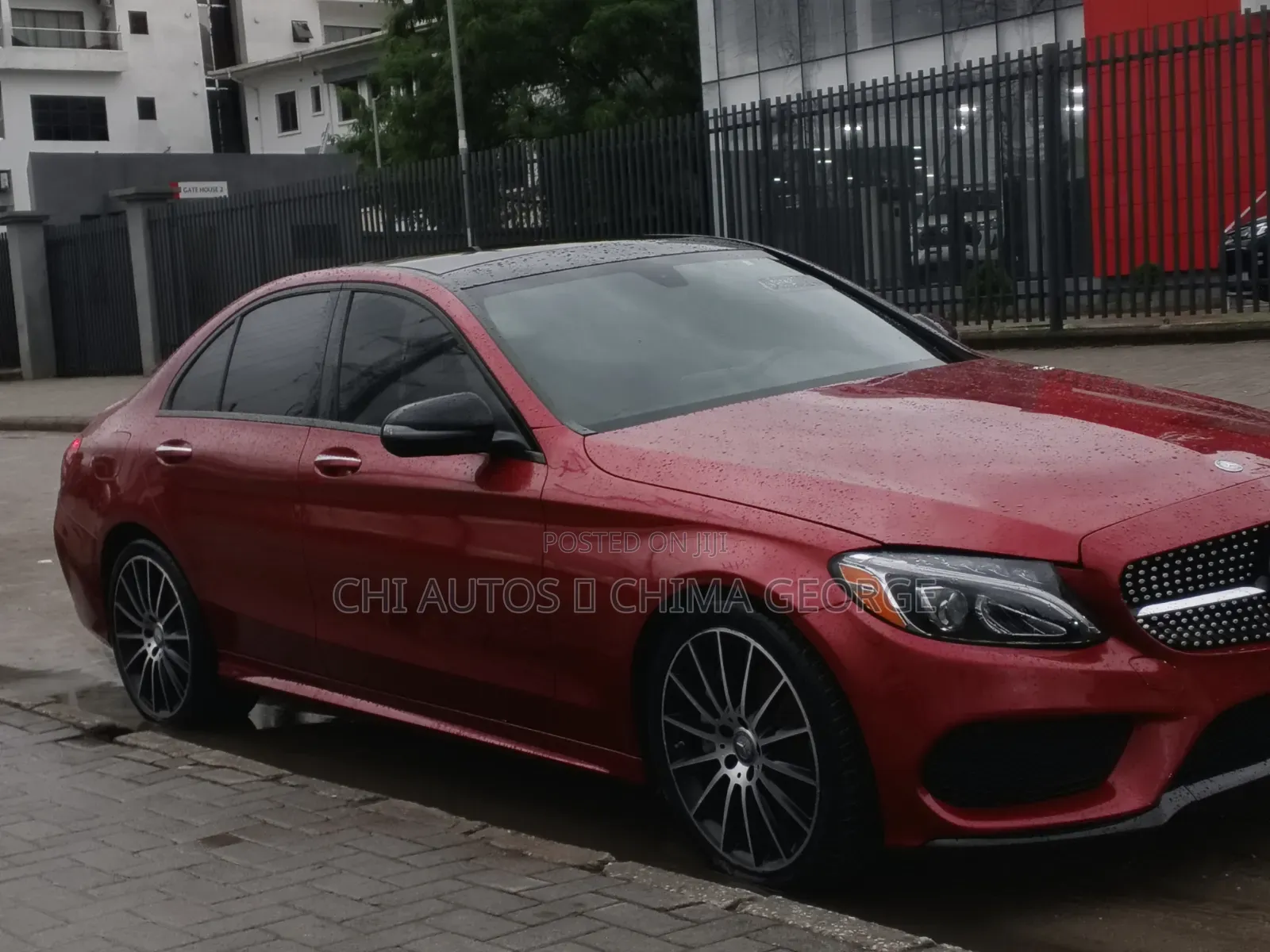 Mercedes-Benz C300 2016 Red