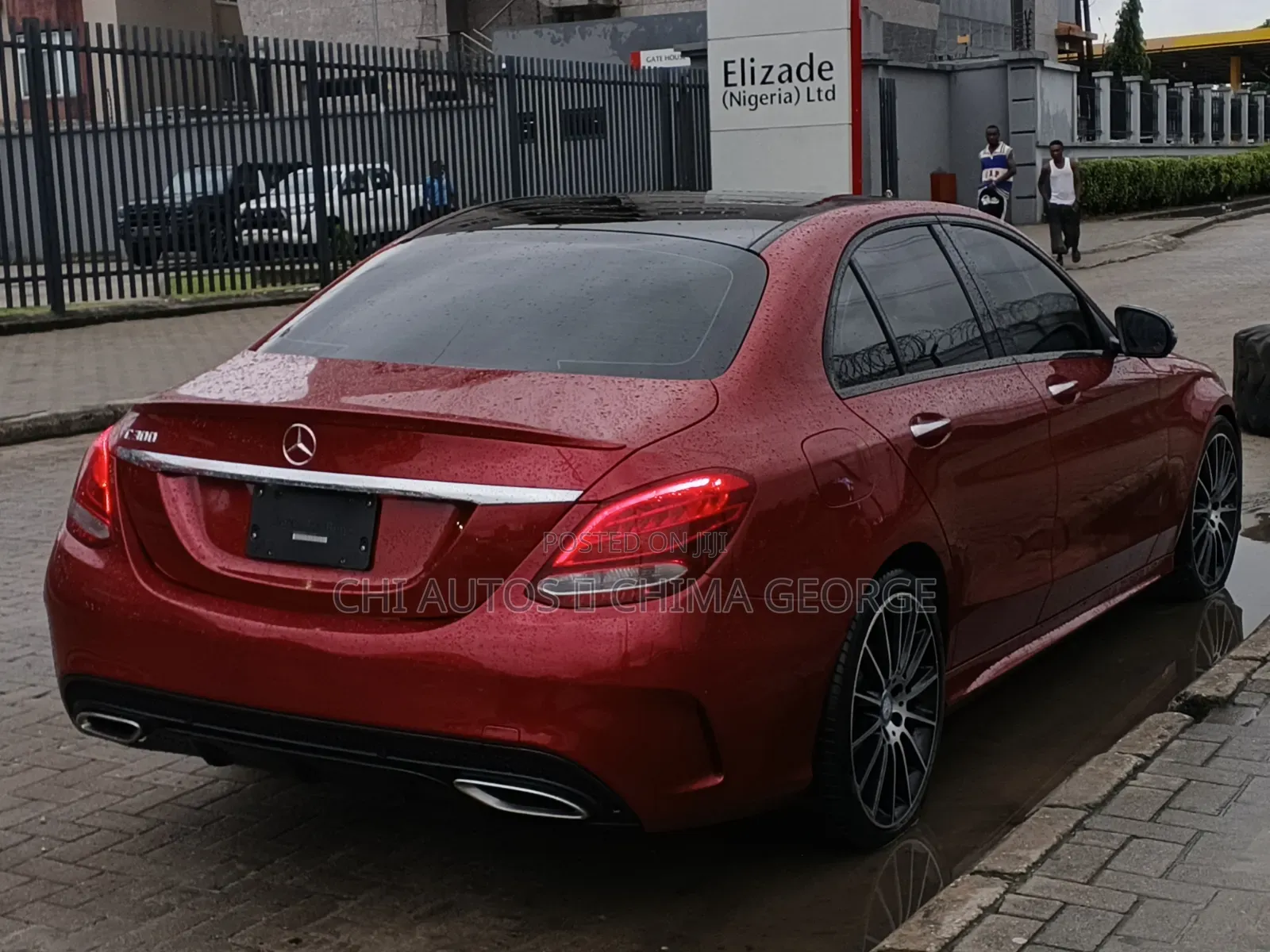 Mercedes-Benz C300 2016 Red