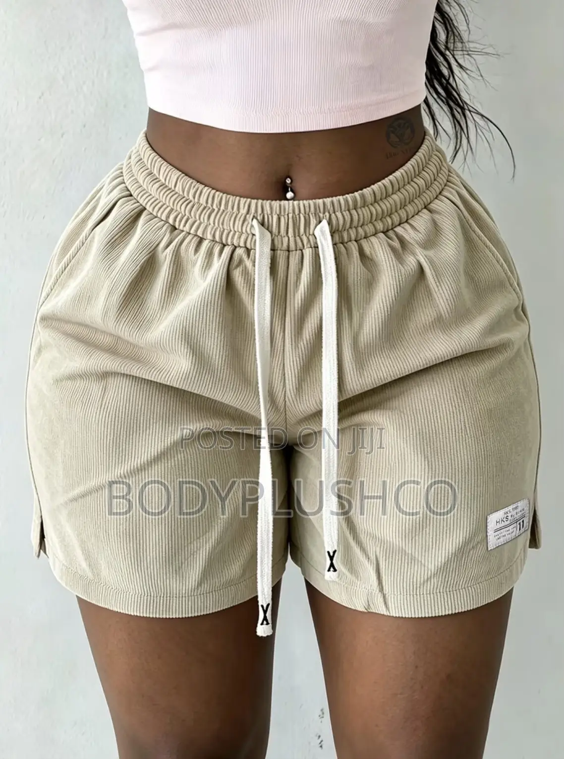 Corduroy Drawstring Sweatpants