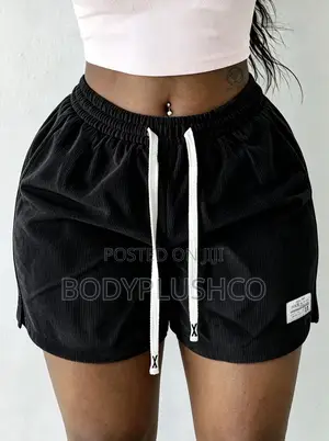 Corduroy Drawstring Sweatpants