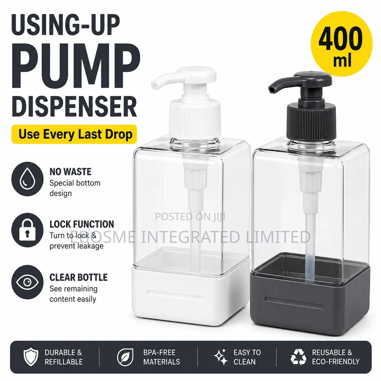 Using -Up Pump Dispenser