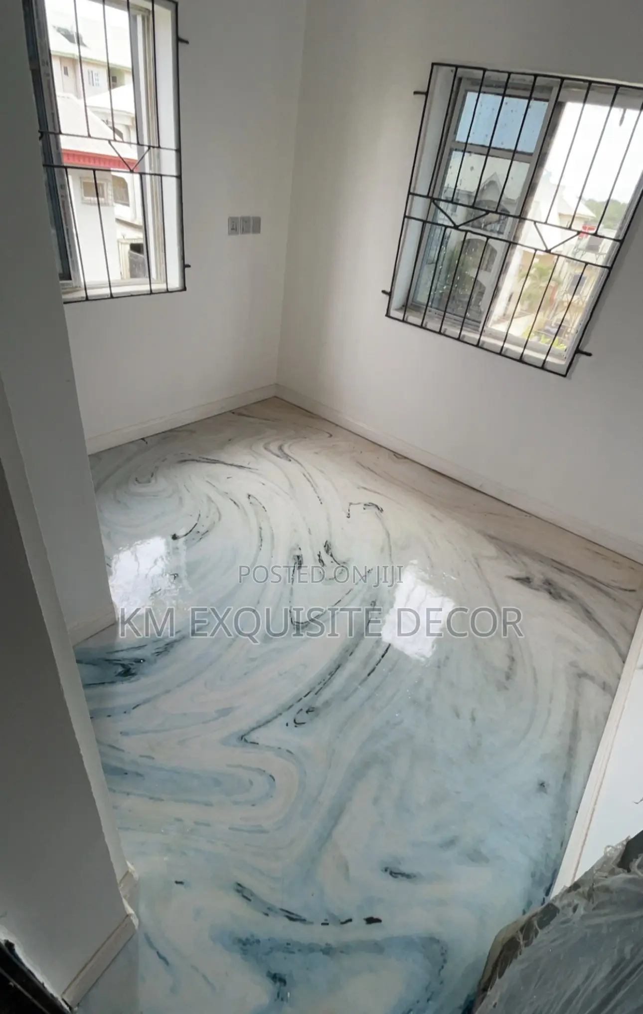 Home Interior Floor Epoxy Design